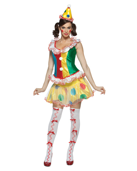 Ruffles The Party Clown Womens Costume - Click Image to Close