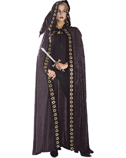 Full Length Hooded Cape Costume