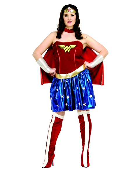 Wonder Woman Plus Size Costume for Women - Click Image to Close