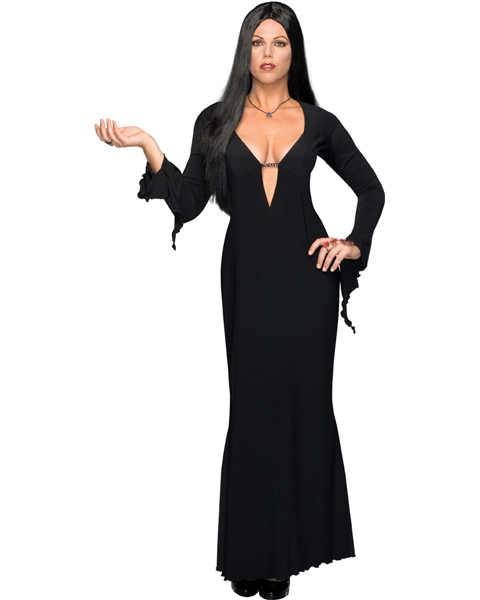 Plus Size Morticia Costume - Click Image to Close