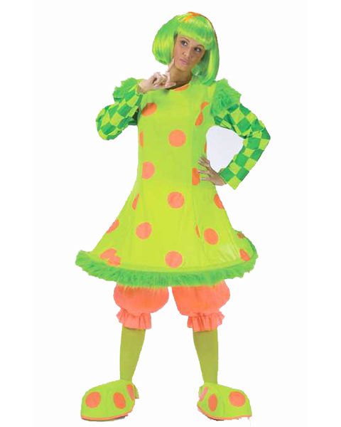 Lilli The Clown Costume For Adults - Click Image to Close