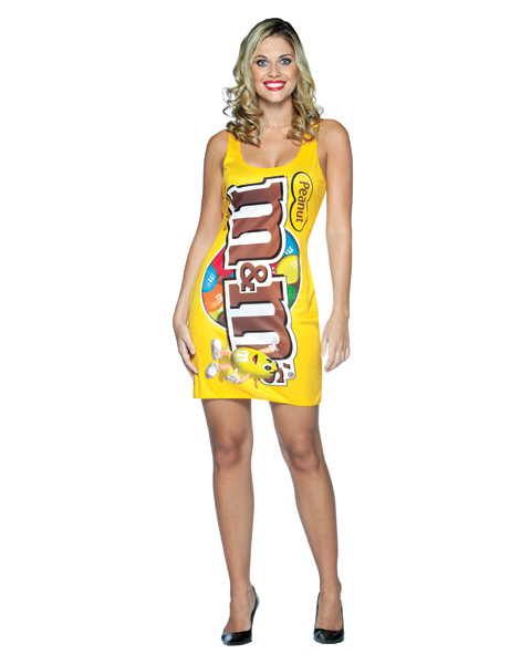 M and M Peanuts Adult Tank Dress