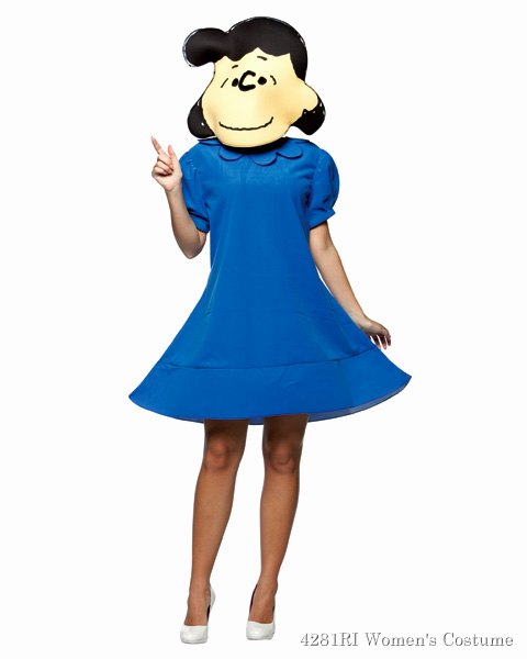 Peanuts Lucy Womens Costume - Click Image to Close