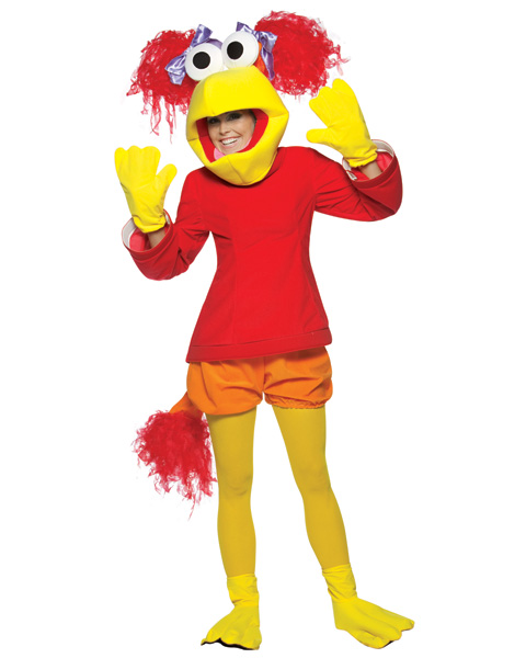 Fraggle Rock Red Womens Costume - Click Image to Close