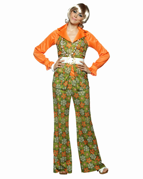 Brady Bunch Carol Womens Costume - Click Image to Close