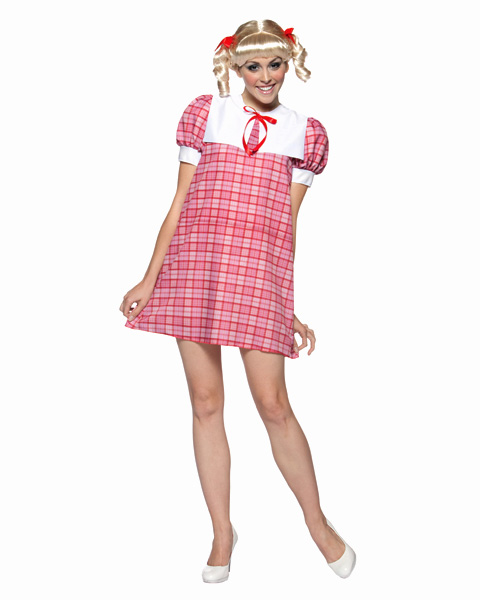 Brady Bunch Cindy Womens Costume - Click Image to Close