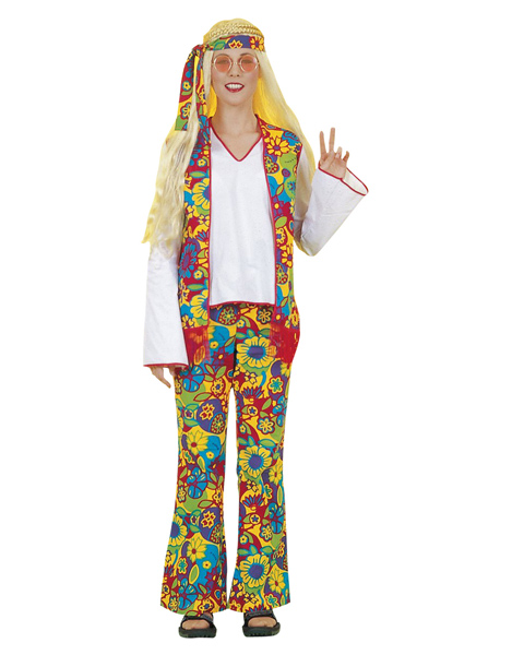 Hippie Dippie Woman Costume for Adult - Click Image to Close