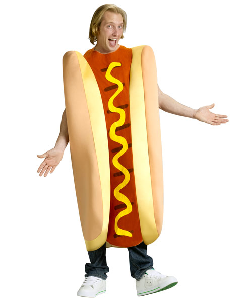 Unisex Hot Dog Adult Costume
