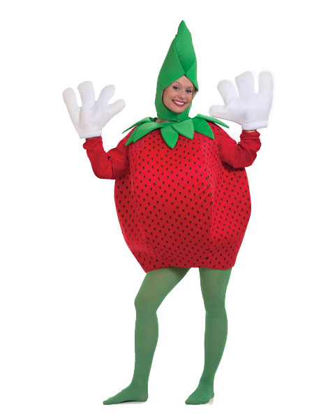 Adult Strawberry Unisex Costume - Click Image to Close