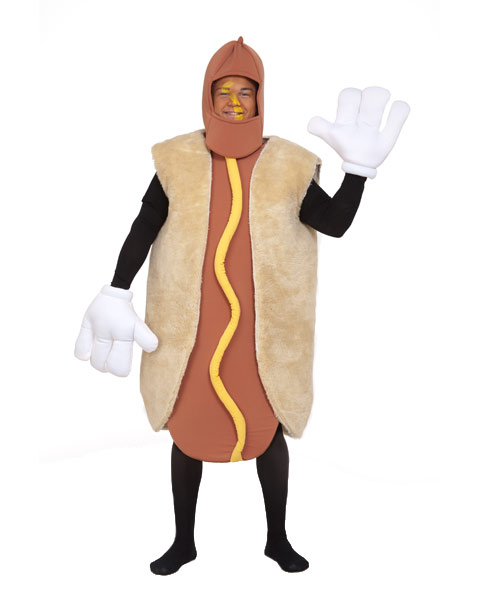 Deluxe Hot Dog Adult Unisex Costume - Click Image to Close