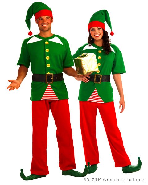 Adult Jolly Elf Costume - Click Image to Close