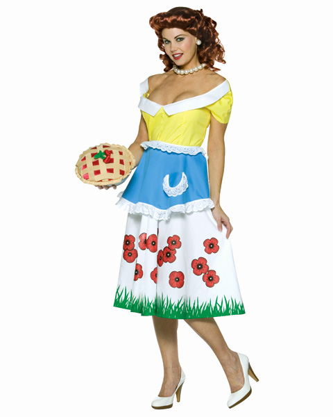 June Cleavage Womens Costume - Click Image to Close