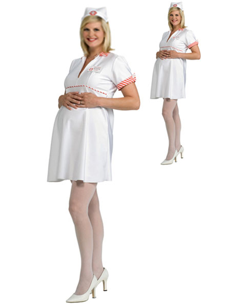 Nurse Maternity Costume For Adult - Click Image to Close