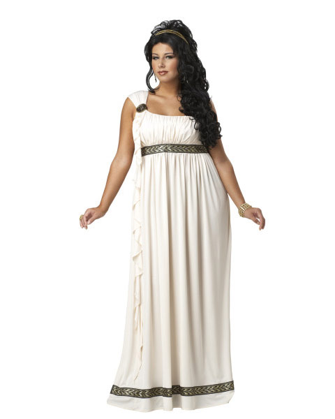 Plus Size Womens Olympic Goddess Costume