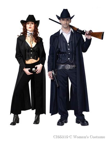 Gunslinger Costume For Couple - Click Image to Close