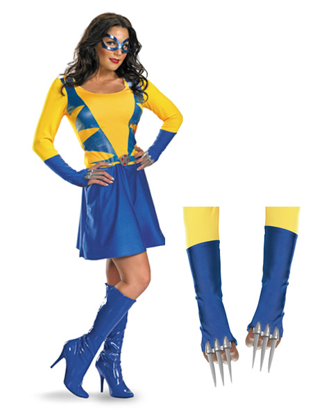 Wild Thing Womens Wolverine Girl Costume - Click Image to Close