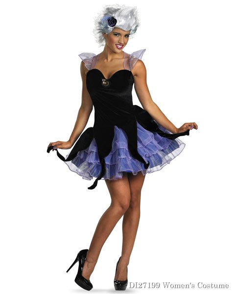 Sassy Disney Ursula Womens Costume - Click Image to Close