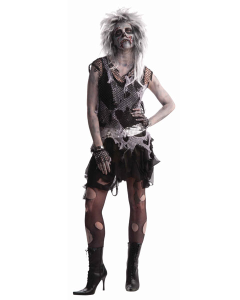 Punk Zombie Womens Costume