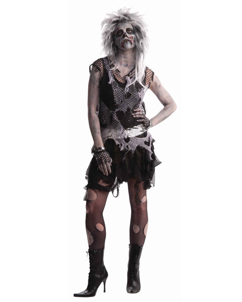 Punk Zombie Womens Costume - Click Image to Close