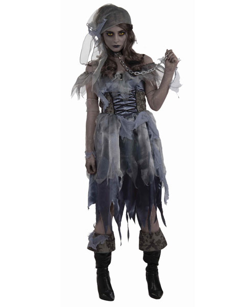 Zombie Pirate Womens Costume - Click Image to Close