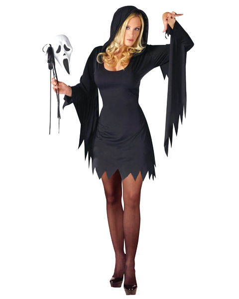 Ghost Face Female Womens Costume - Click Image to Close