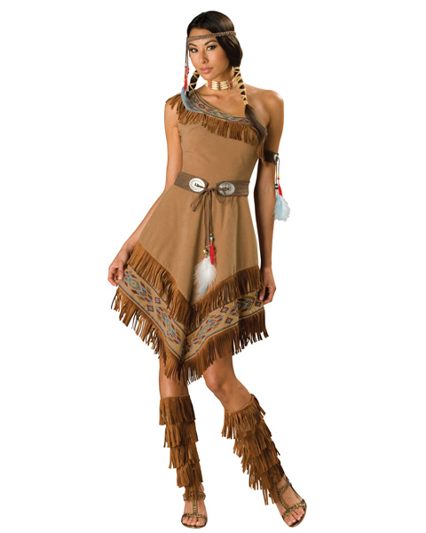 Elite Indian Maiden Womens Costume - Click Image to Close