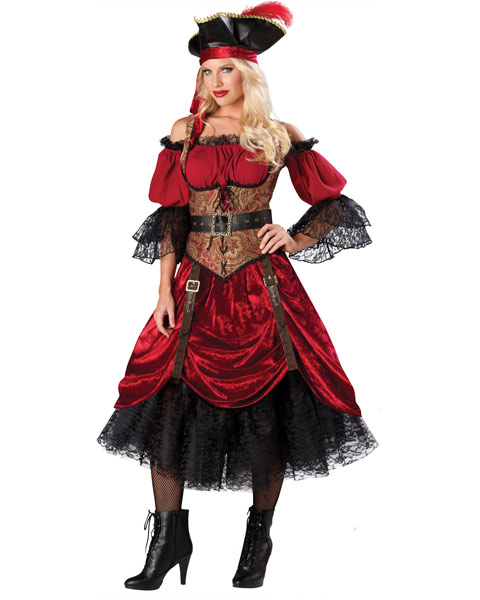 Swash Bucklin Scarlet Womens Costume