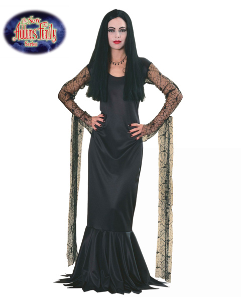 Adult Morticia from the Addams Family Costume - Click Image to Close