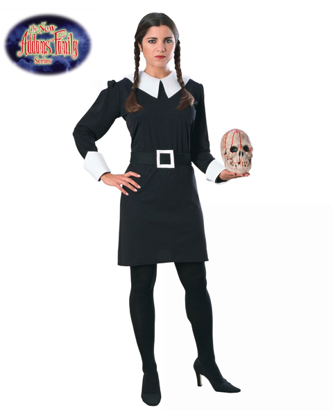 Adult Sized The Addams Family (tm) Wednesday Costume - Click Image to Close