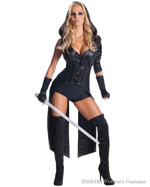 Womens Sweet Pea Sucker Punch Sexy Costume - Click Image to Close