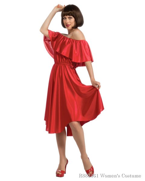Saturday Night Fever Red Dress