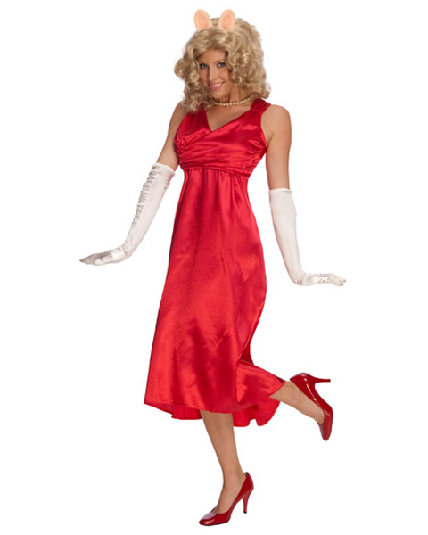 The Muppets Adult Miss Piggy Costume - Click Image to Close