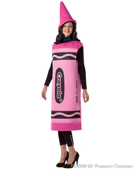 Crayola Tickle Me Pink Womens Costume
