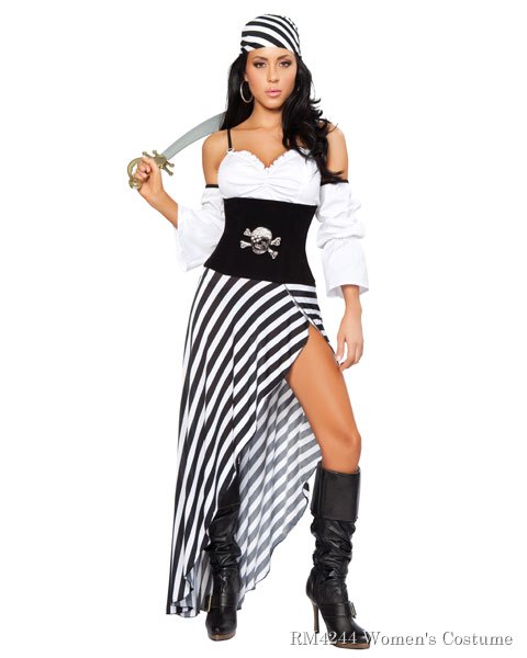 Sexy Pirate Lass Women's Costume - Click Image to Close