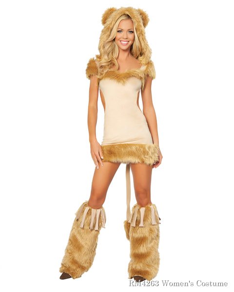 Sexy Courageous Lion Women's Costume
