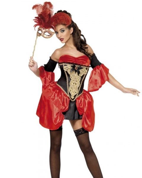 Womens Halloween Baroque Sexy Costume