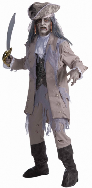 Zombie Pirate Costume - Click Image to Close