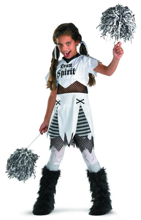 Goth Cheerleader Costume - Click Image to Close