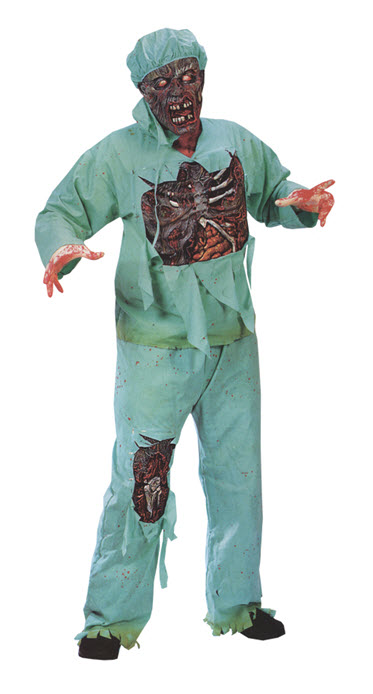 Zombie Doctor Plus Size Adult Costume - Click Image to Close