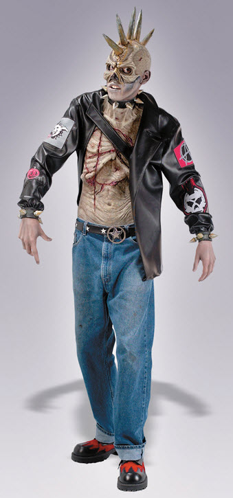 Punk Zombie Costume - Click Image to Close