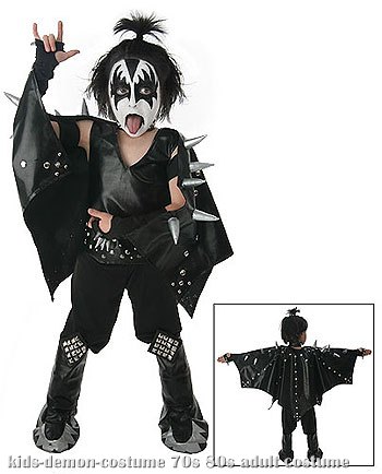 Kids Demon KISS Costume - In Stock : About Costume Shop