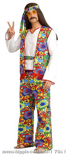 Men's Hippie Costume - In Stock : About Costume Shop
