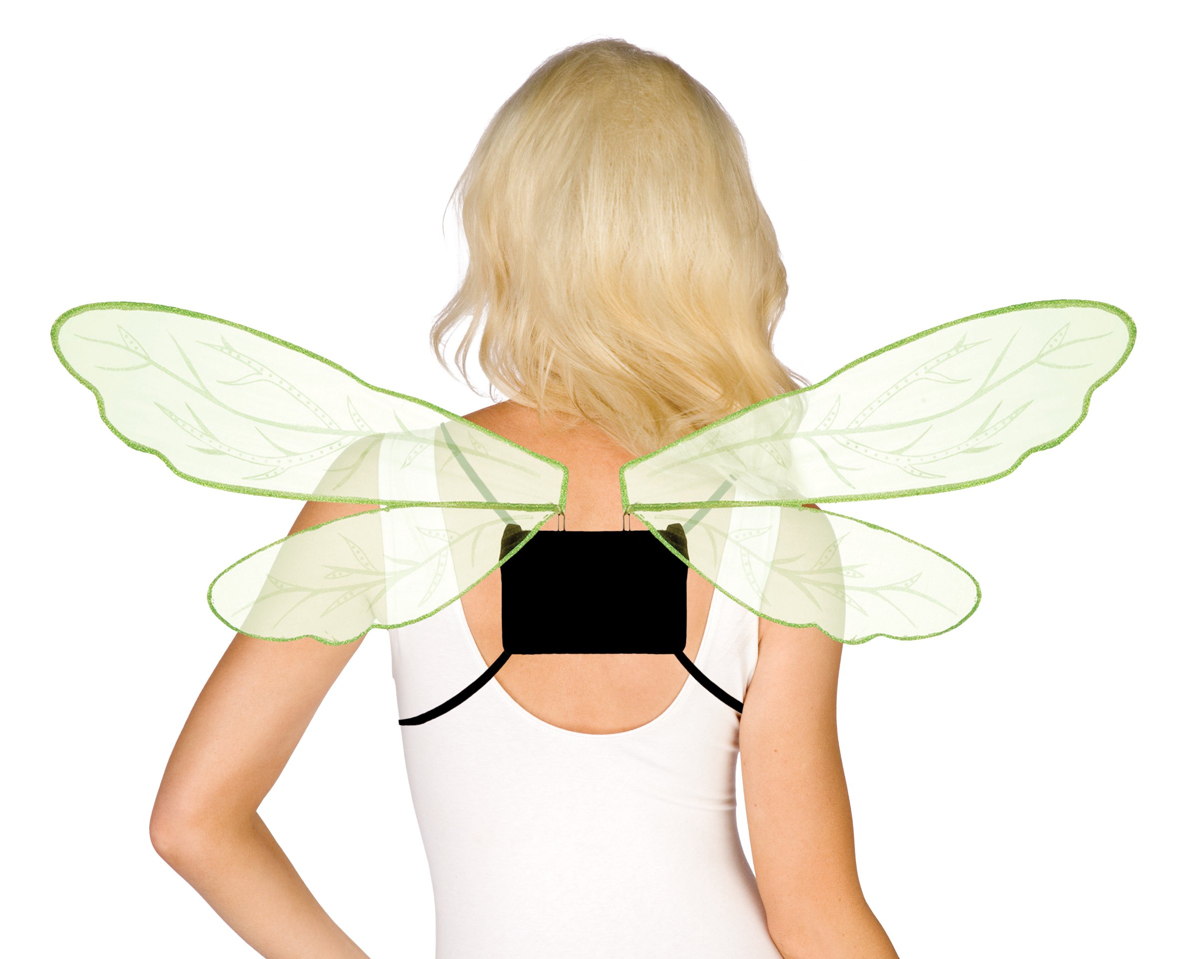 Adjustable Green Dragonfly Wings.