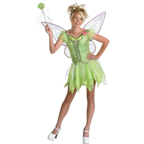 Tinker Bell Deluxe Tween/Teen Costume [Peter Pan Costume - Children's C ...