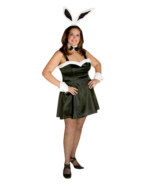 Plus Size Cocktail Hunny Black Costume for Adult.