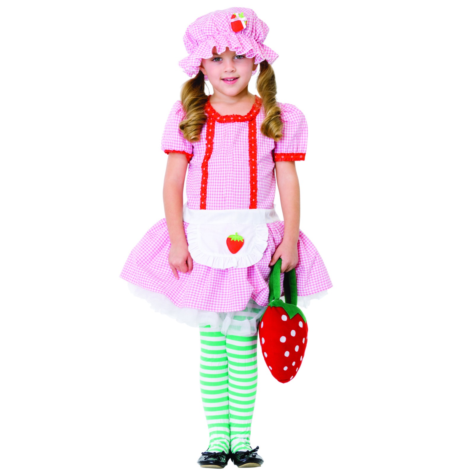 An authentic Strawberry Shortcake costume