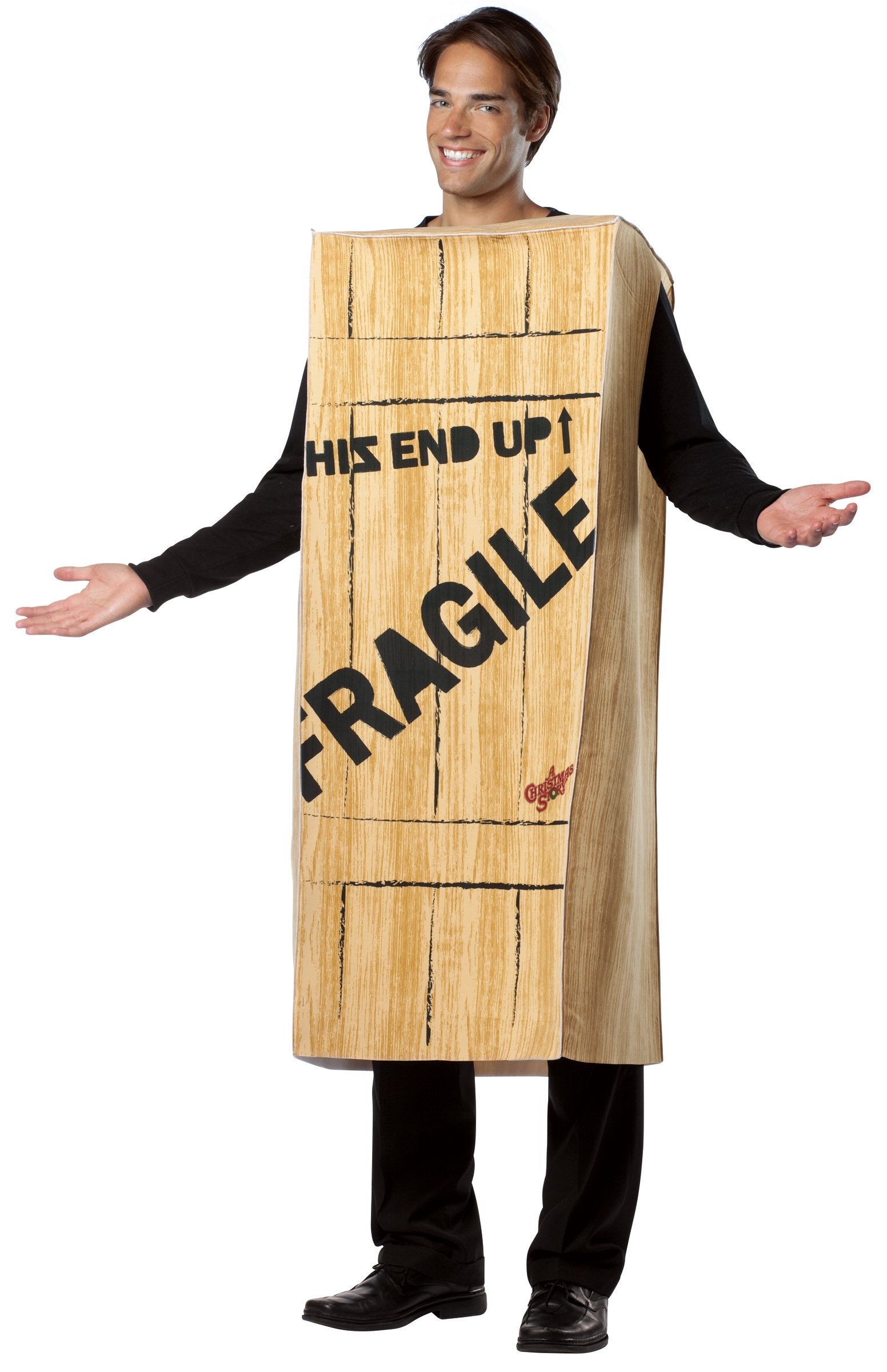 A Christmas Story - Fragile Wooden Crate Adult Costume.