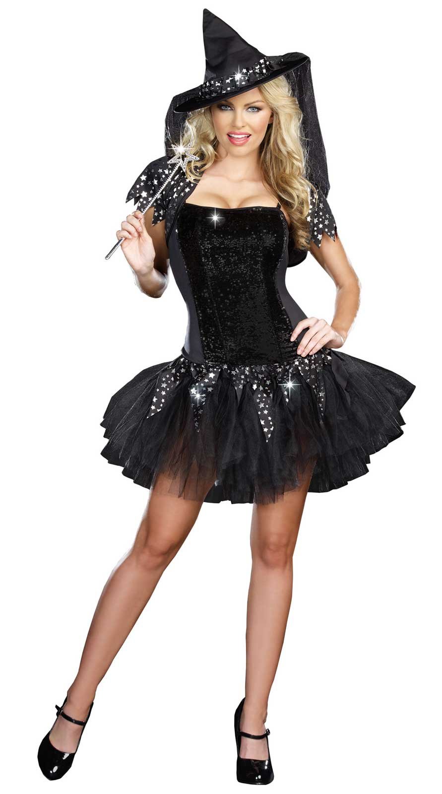 Starry Night Witch Adult Costume.